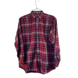 RALPH LAUREN Men’s Plaid Casual Button Down Flannel Shirt / Size: Medium